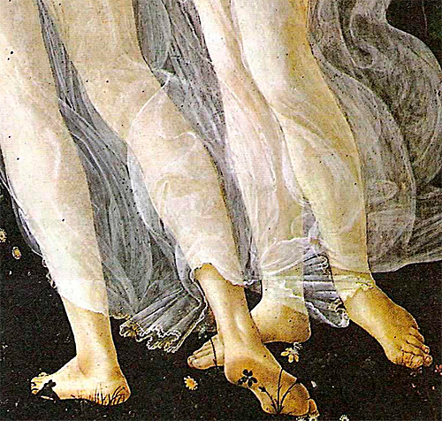 Primavera (detail), Sandro Botticelli